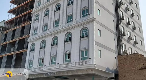 ساختمان هتل الاسطوره نجف نمای هتل الاسطوره نجف