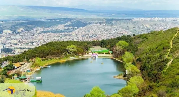 موقعیت دریاچه لاک پشت گرجستان موقعیت دریاچه لاک پشت گرجستان