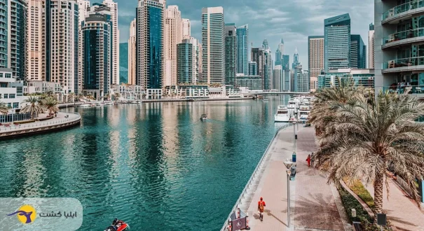 پیاده روی در دبی مارینا پیاده روی در دبی مارینا