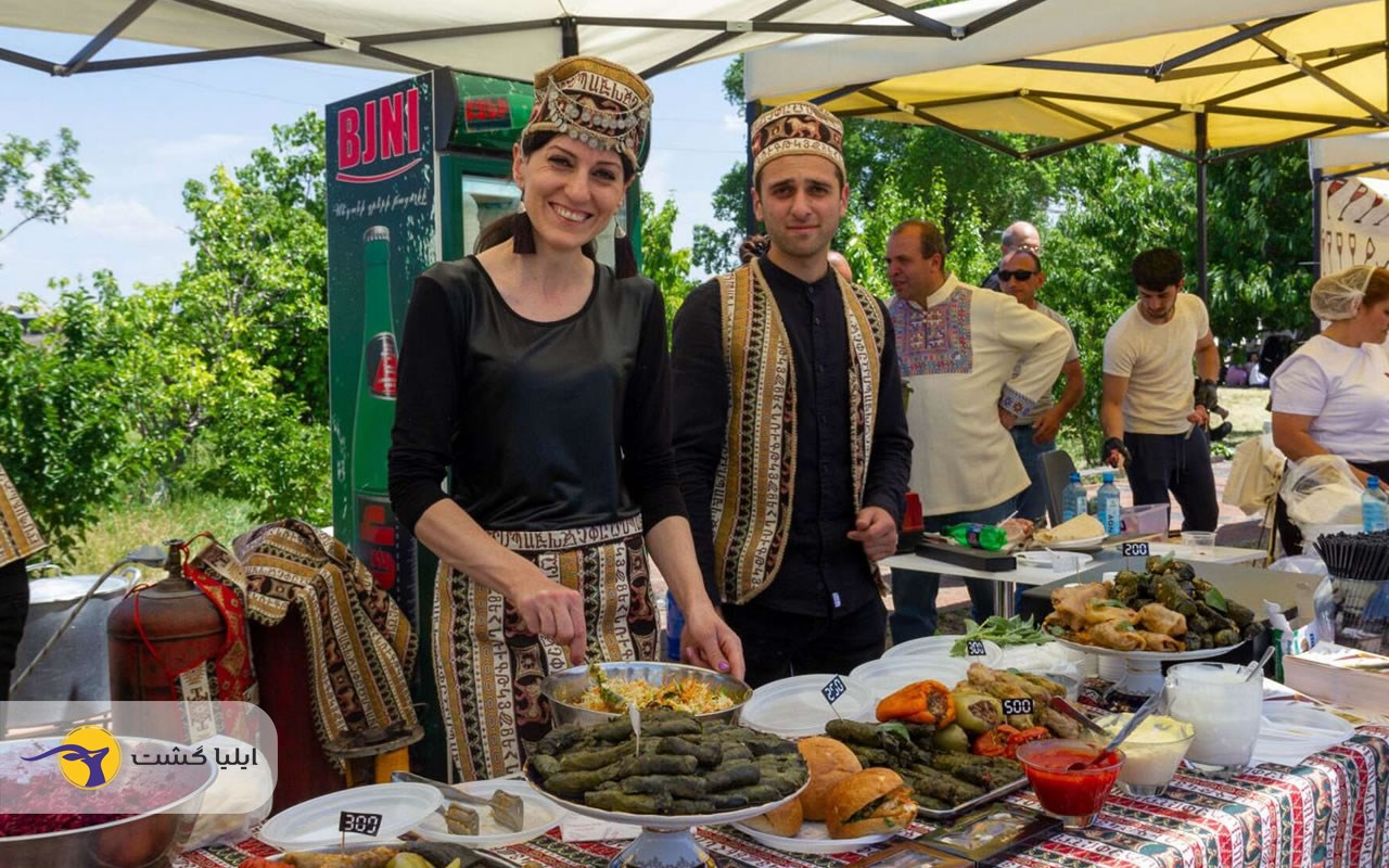 هدف از برگزاری جشنواره دلمه در ارمنستان 
