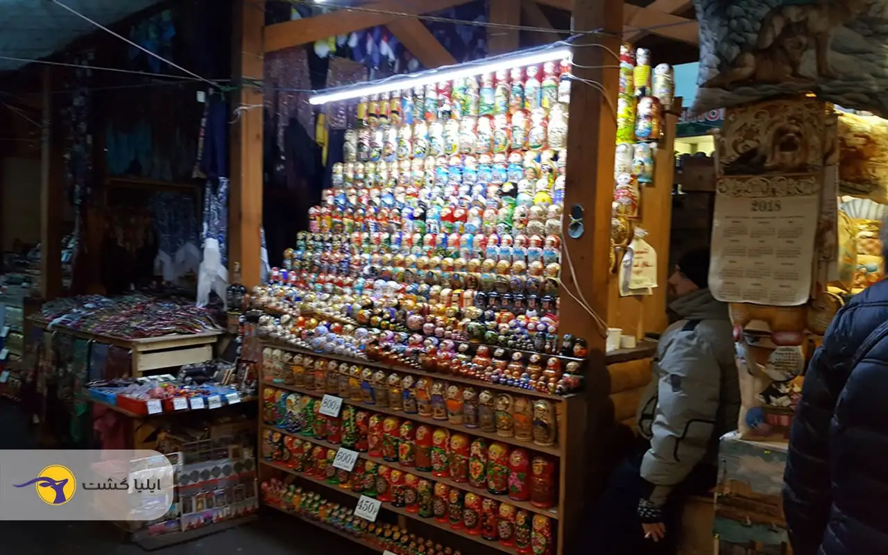 بازار سنتی ایزمایلوفسکی مسکو