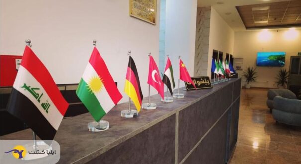 لابی هتل رز پالاس اربیل هتل رز پالاس اربیل